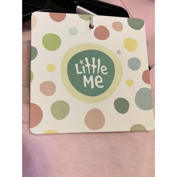 Girls Toddler Puffer Jacket 3-piece Set Pants Floral Hooded NWT Little Me - Picture 6 of 12